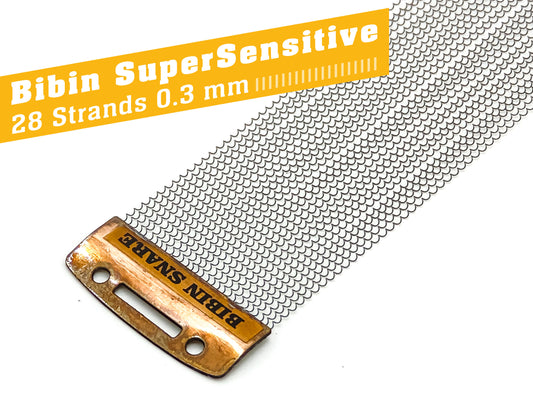 10" – 28 Strand 0.3 mm "SuperSensitive" Handmade BIBIN-Snare-Wire
